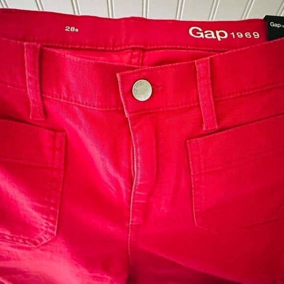 NEW Gap 28s Authentic Flare Mid Rise Stretch Jeans - Picture 6 of 9